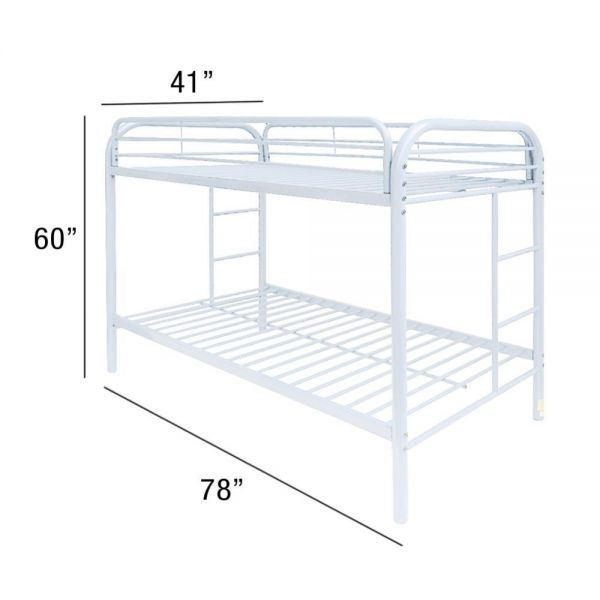 Thomas Twin Over Twin Bunk Bed White
