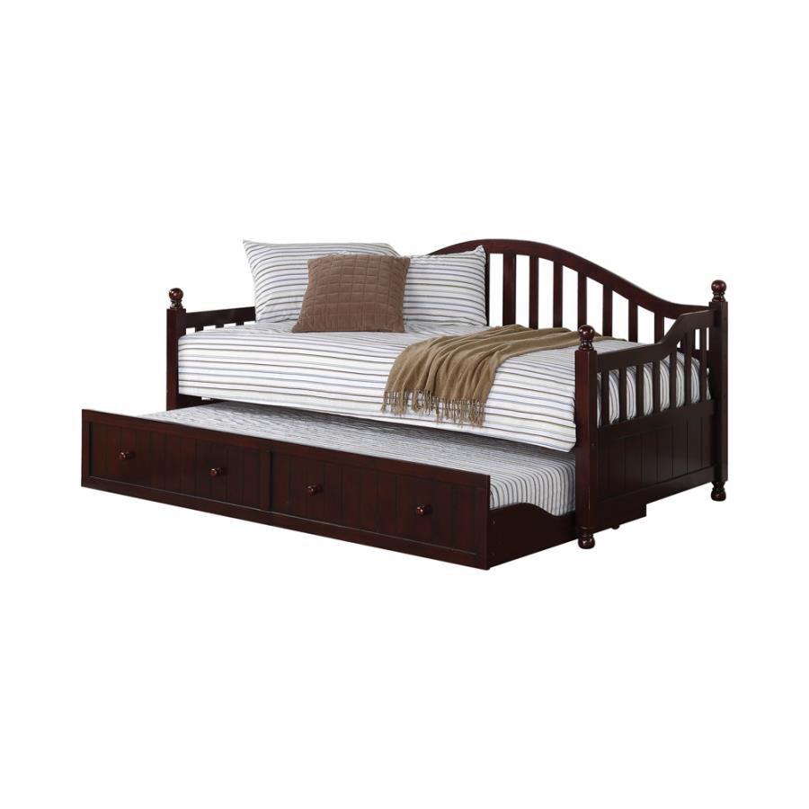 Julie Ann Twin Daybed with Trundle Cappuccino