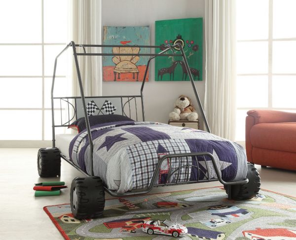Xander Twin Bed Gunmetal