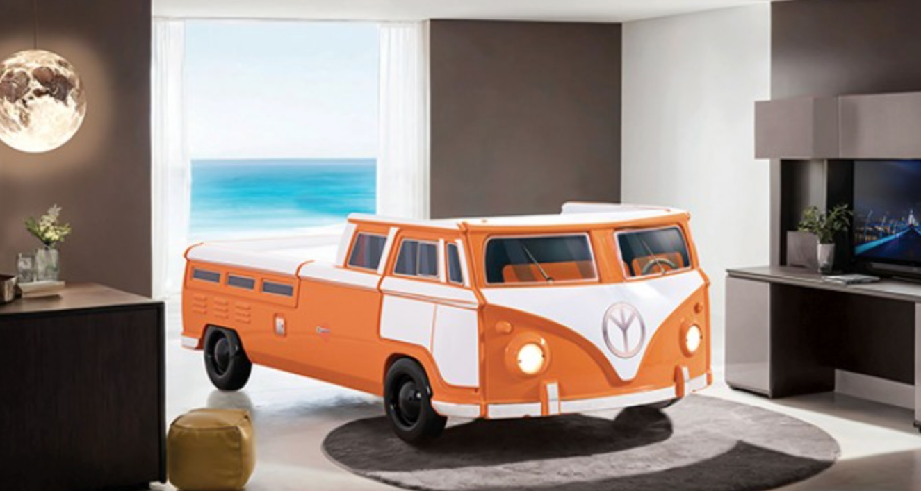 Axel Kids Car Bed - Orange