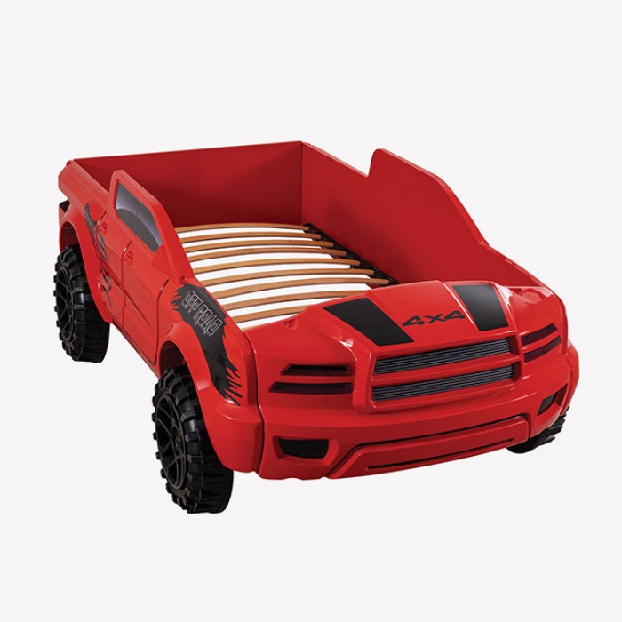 Roverton Twin Bed Red