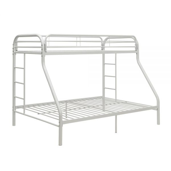 Tritan Twin XL Over Queen Bunk Bed White