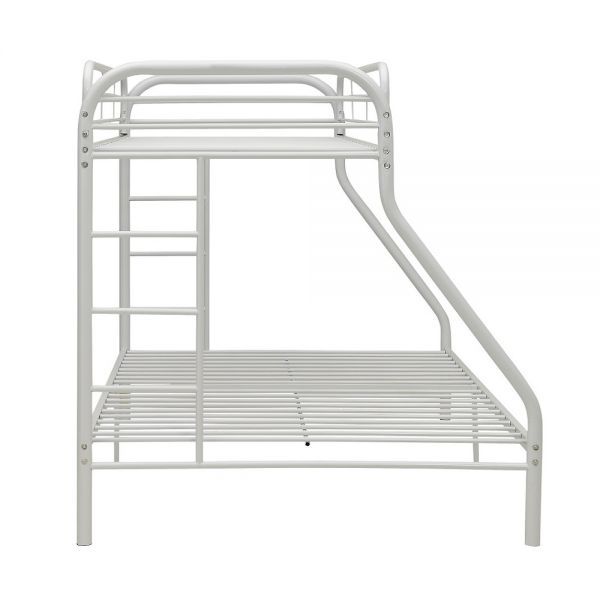 Tritan Twin XL Over Queen Bunk Bed White