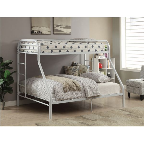 Tritan Twin XL Over Queen Bunk Bed White