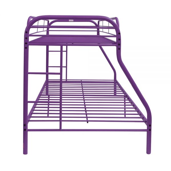 Tritan Twin Over Full Bunk Bed Purple