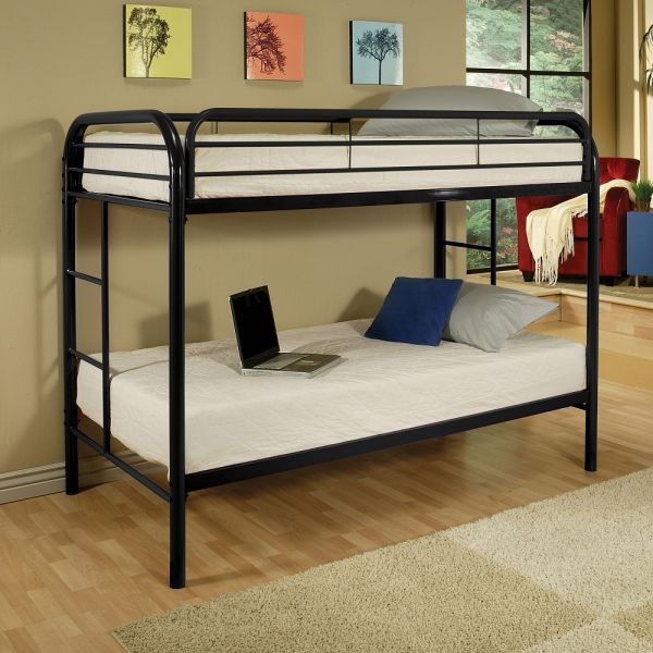 Thomas Twin Over Twin Bunk Bed Black