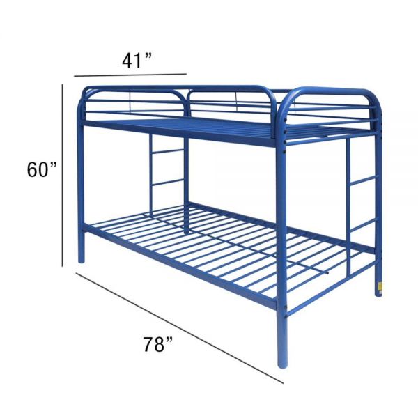 Thomas Twin Over Twin Bunk Bed Blue