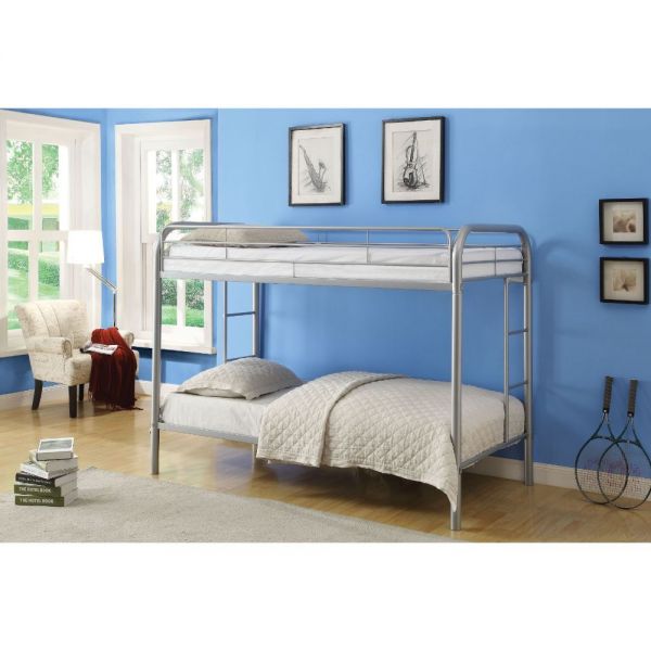 Thomas Twin Over Twin Bunk Bed Silver