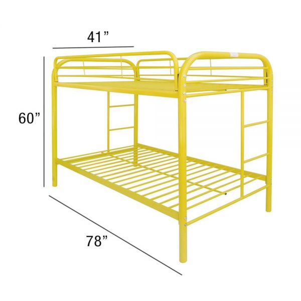 Thomas Twin Over Twin Bunk Bed Yellow