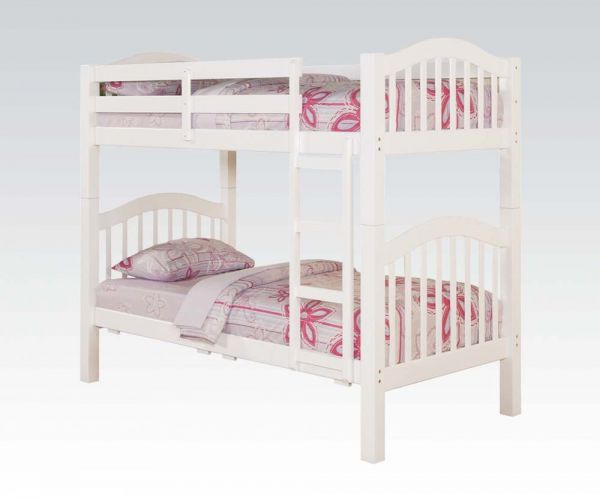 Heartland Twin Over Twin Bunk Bed White