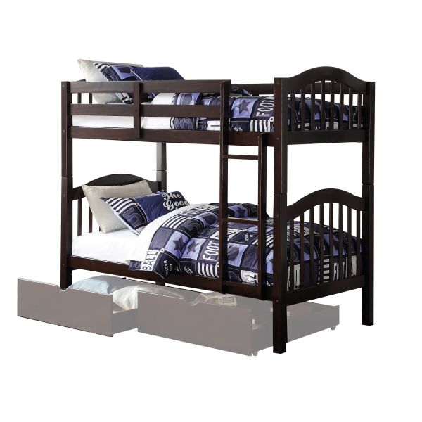 Heartland Twin Over Twin Bunk Bed Espresso