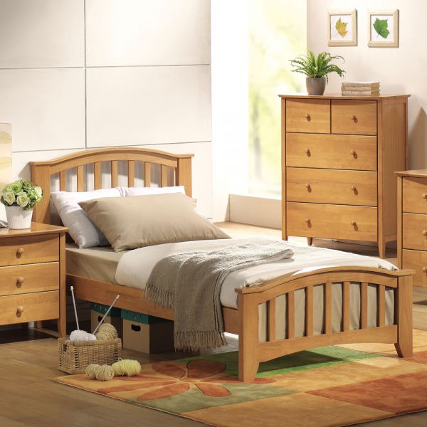 San Marino Twin Bed Maple