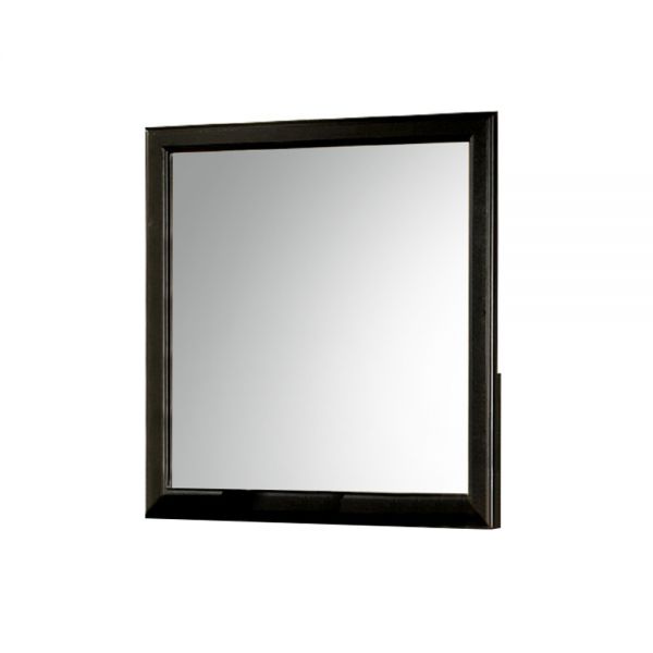 Louis Philippe III Mirror Black