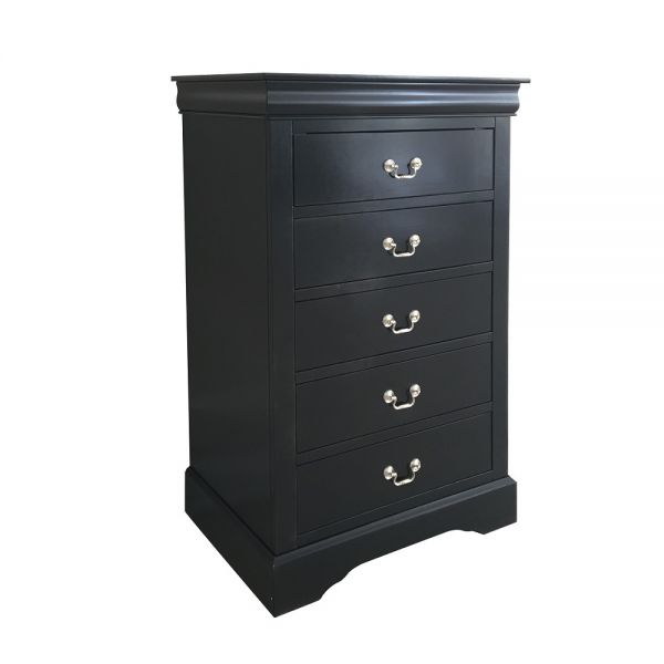 Louis Philippe III Chest Black