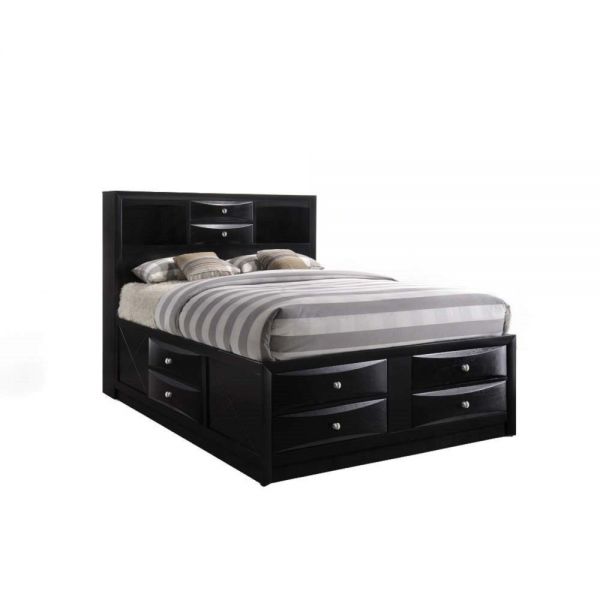 Ireland Full Bed Black