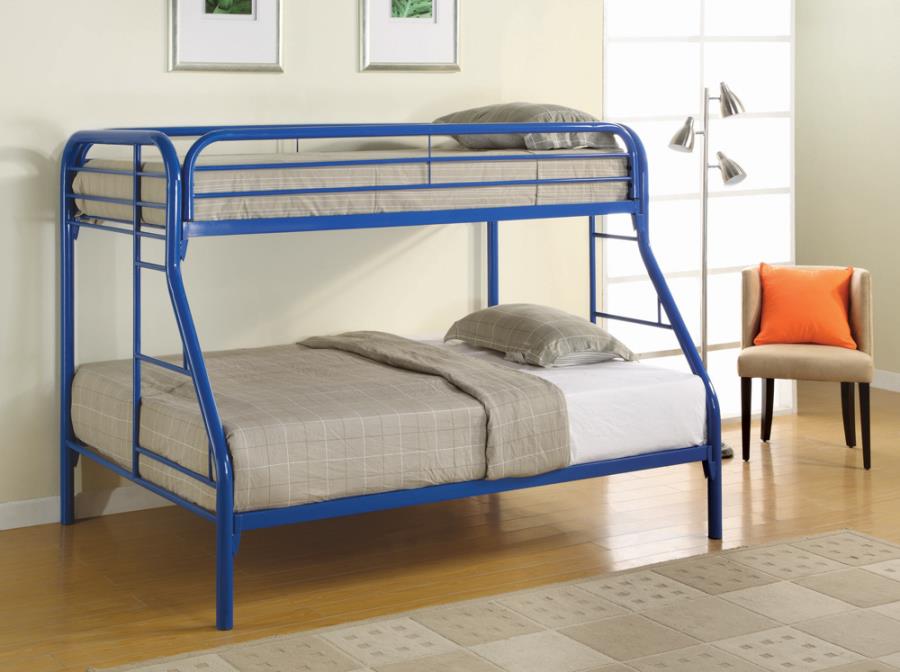 Morgan Twin Over Full Bunk Bed Blue