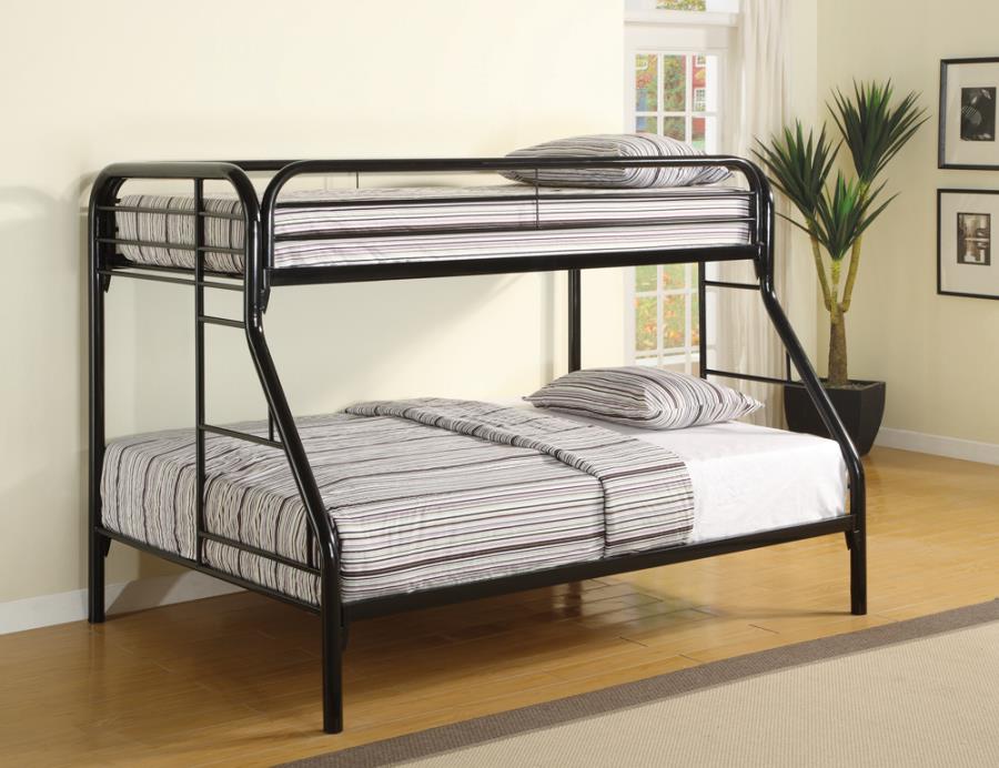 Morgan Twin Over Full Bunk Bed Black