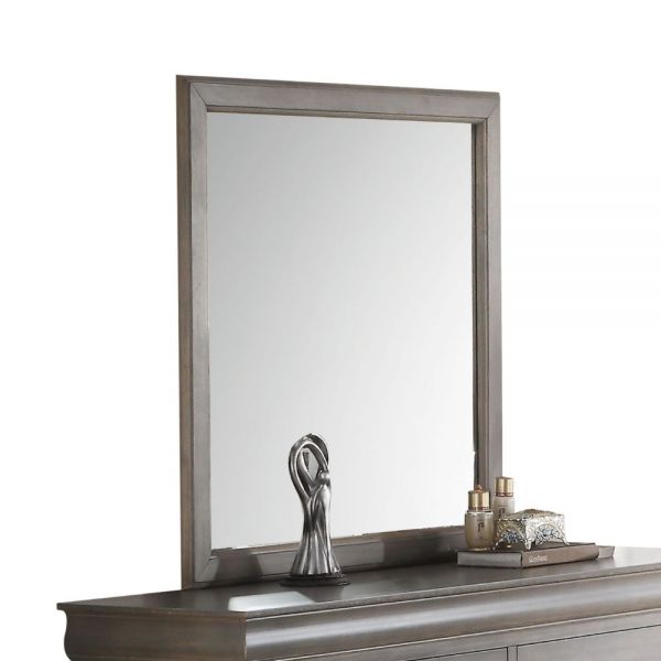 Louis Philippe III Mirror Gray