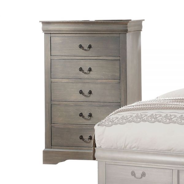 Louis Philippe III Chest Gray