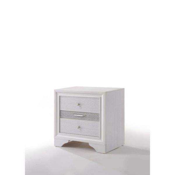 Naima Nightstand White