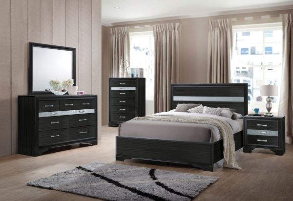 Naima Twin Bed Black