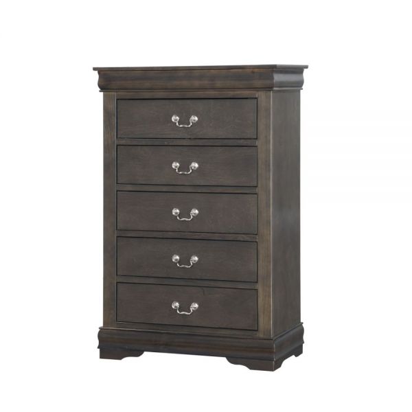 Louis Philippe Chest Dark Grey