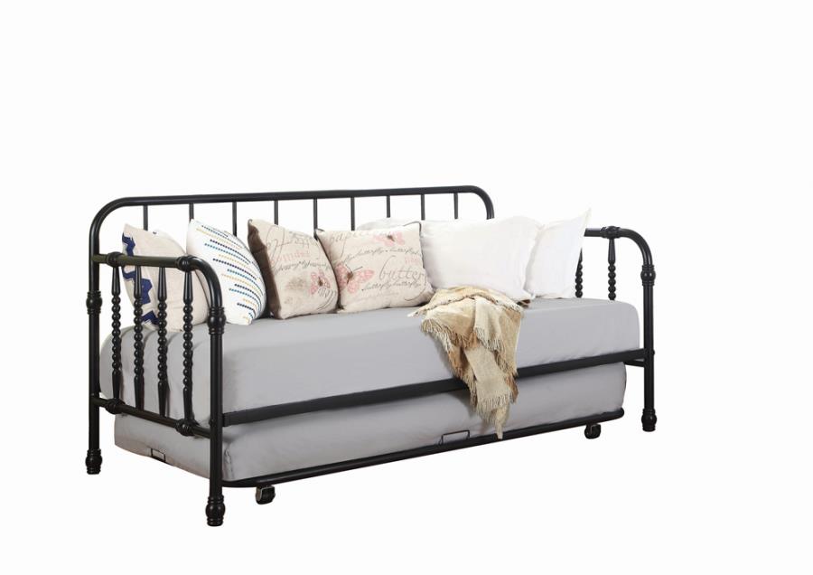 Mariana Twin Daybed With Trundle Black