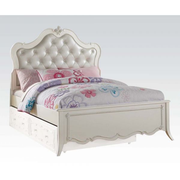 Edalene Full Bed Pearl White