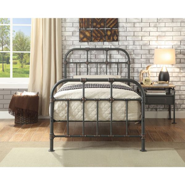 Nicipolis Twin Bed Sandy Grey