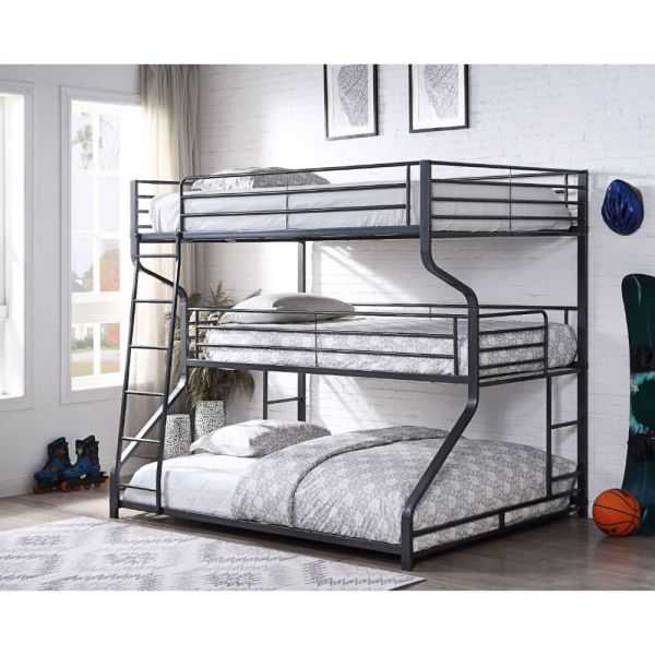 Caius II Triple Bunk Bed - Twin/Full/Queen