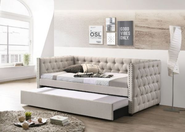 Romona Full Bed Beige