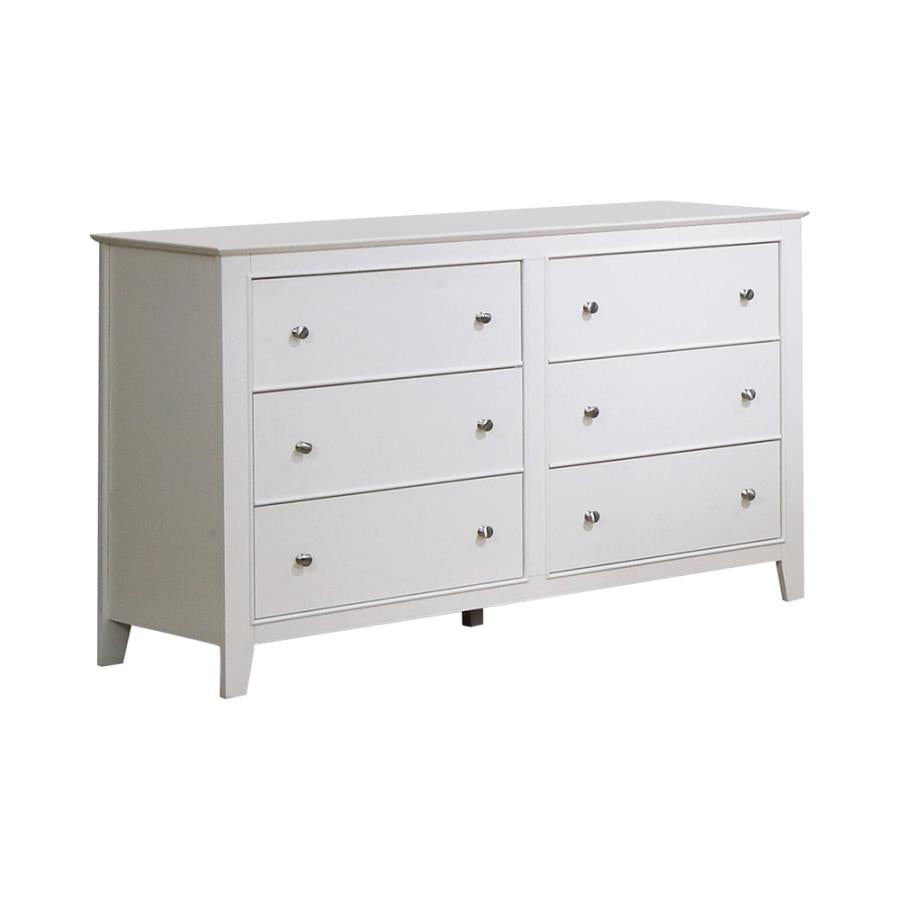 Selena 6 Drawer Dresser Buttermilk