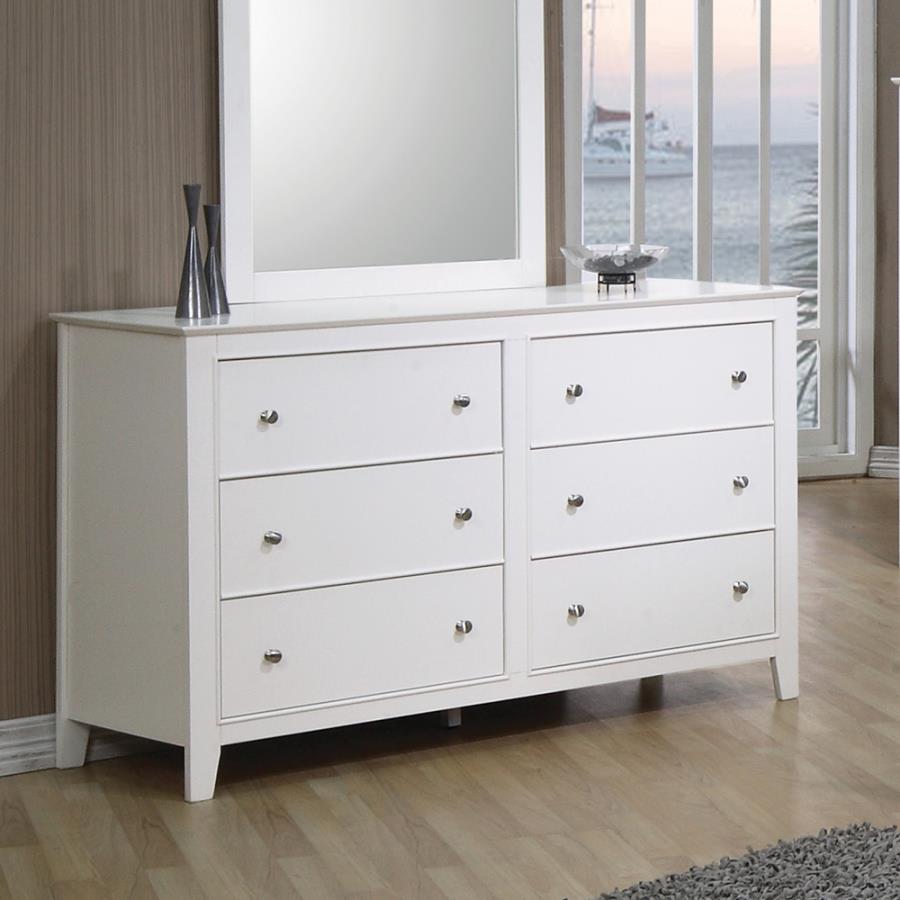 Selena 6 Drawer Dresser Buttermilk