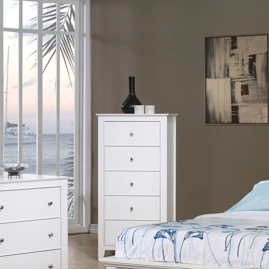 Selena 5 Drawer Chest Buttermilk