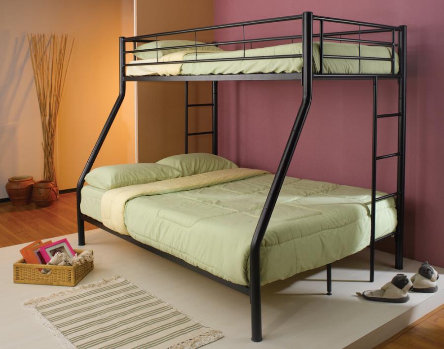 Hayward Twin Over Full Bunk Bed Black