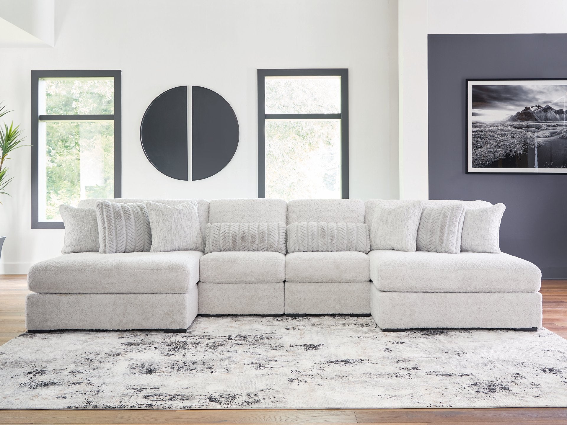 Cuddle Plush Sectional with Chaise