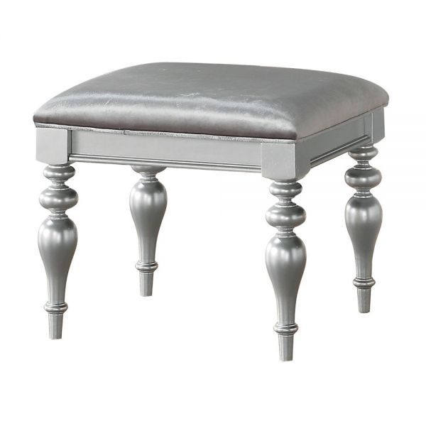 Maverick Vanity Stool Platinum