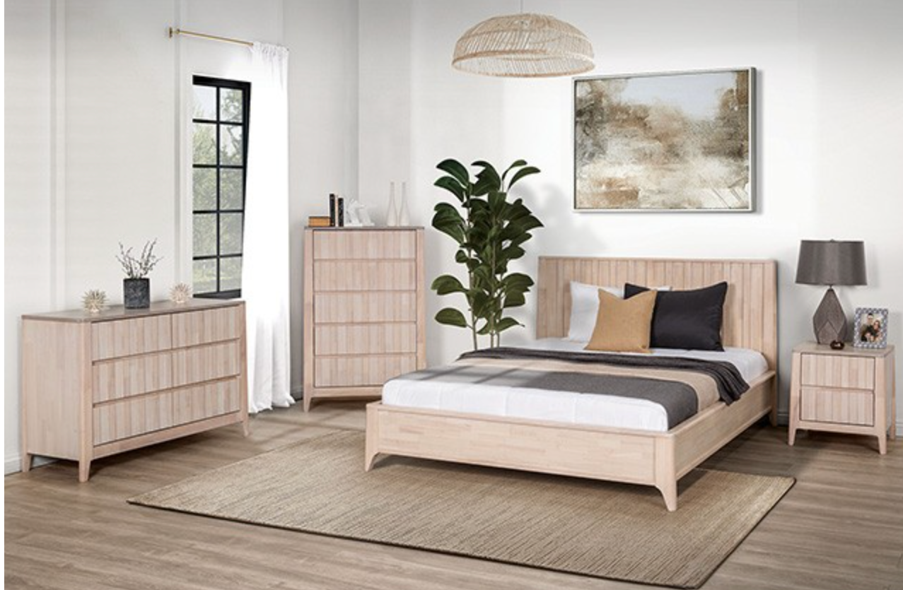 Gervais Twin Bed -White Wash