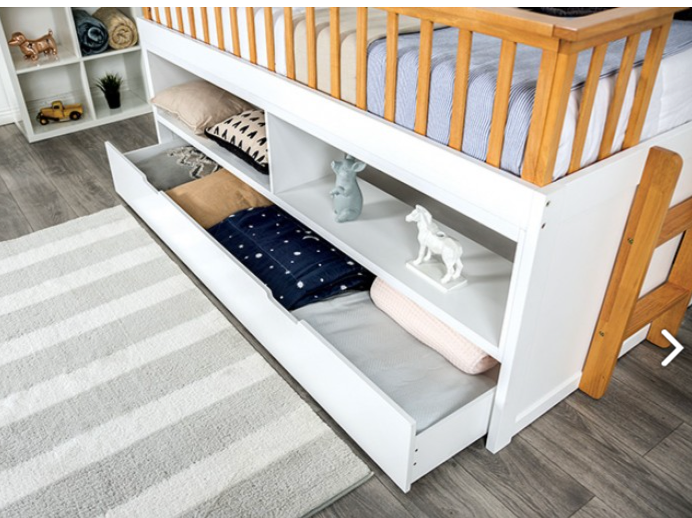 McPherson Twin Captain Bed - White