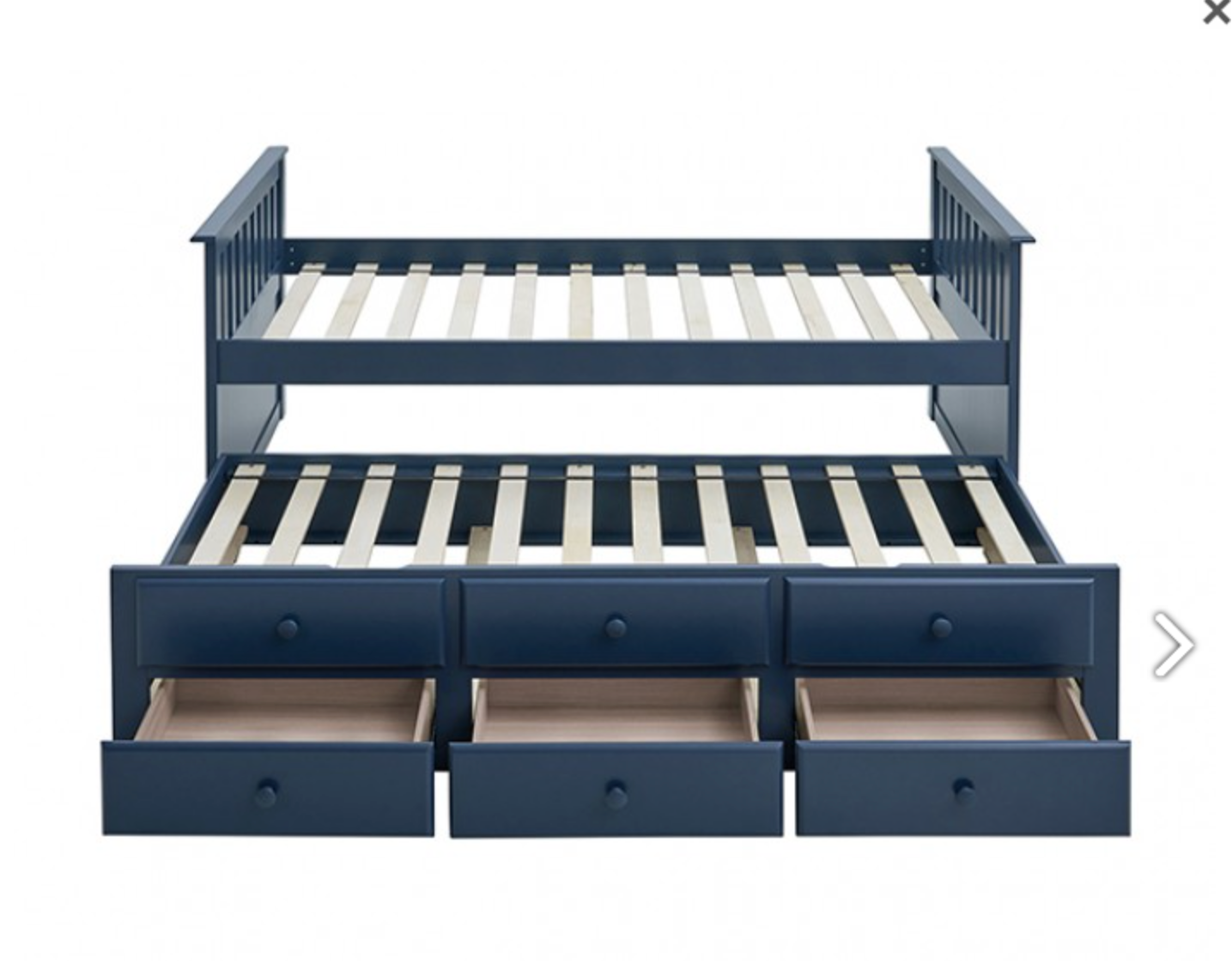 Clemens Captain Bed - Blue