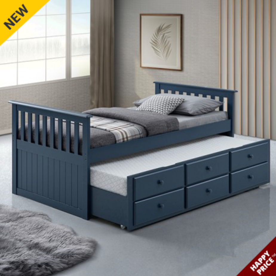 Clemens Captain Bed - Blue