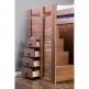 Ampelios Twin Over Twin Bunk Bed Mahogany