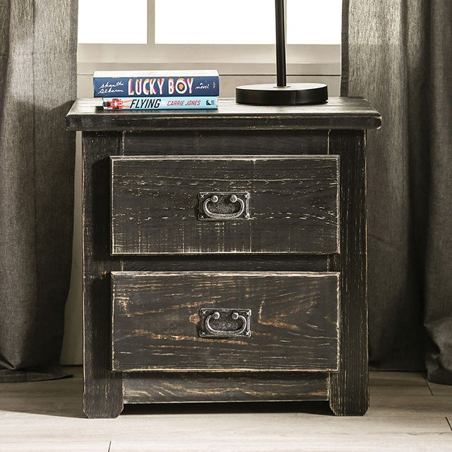 Ampelios Nightstand Black