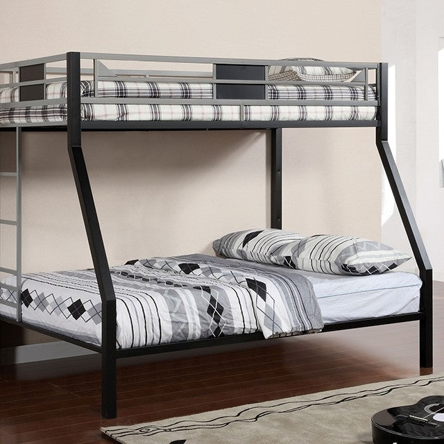 Clifton Twin Over Full Bunk Bed Silver