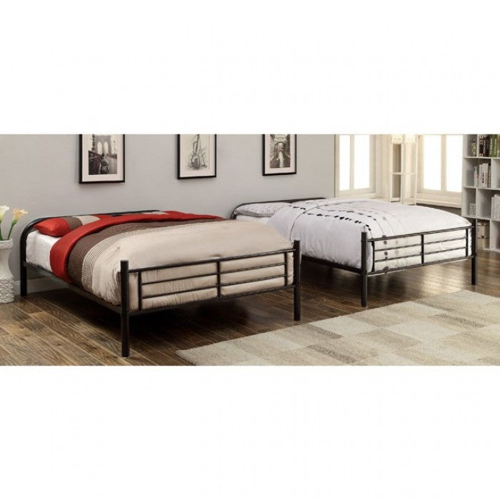 Brocket Full Over Full Bunk Bed Black