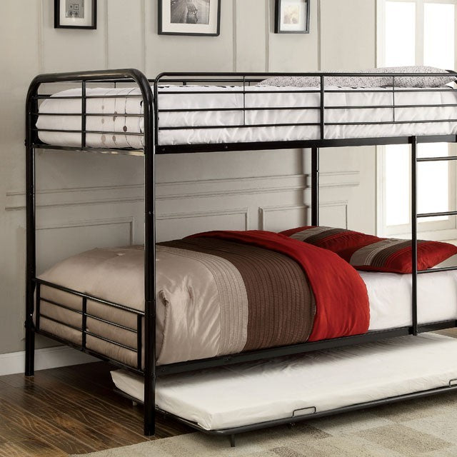 Brocket Full Over Full Bunk Bed Black