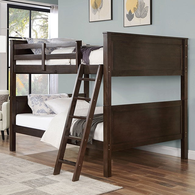 Stamos Full Over Full Bunk Bed Walnut