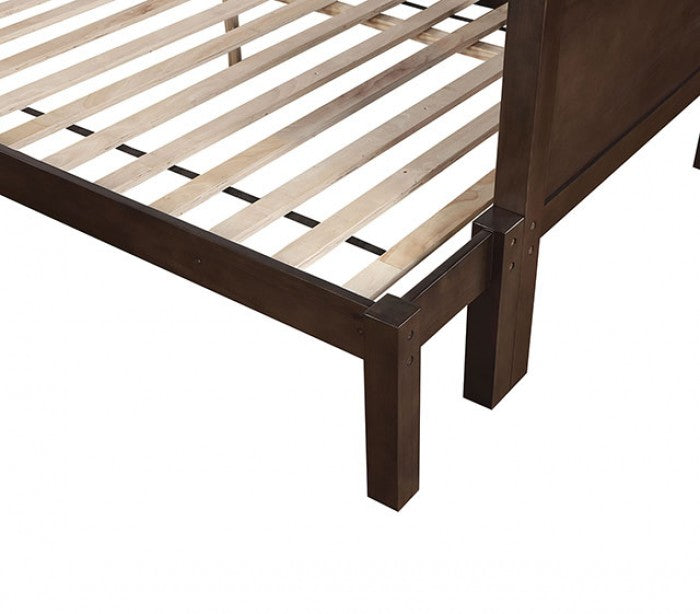 Stamos Twin Over Full Bunk Bed Walnut