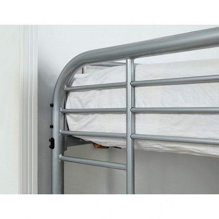 Opal Full Over Full Bunk Bed Silver