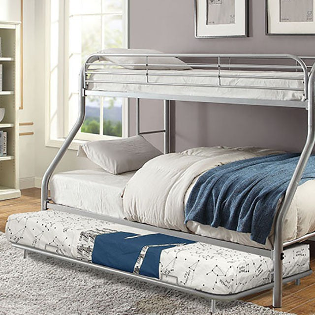 Opal Bunk Bed Trundle Silver